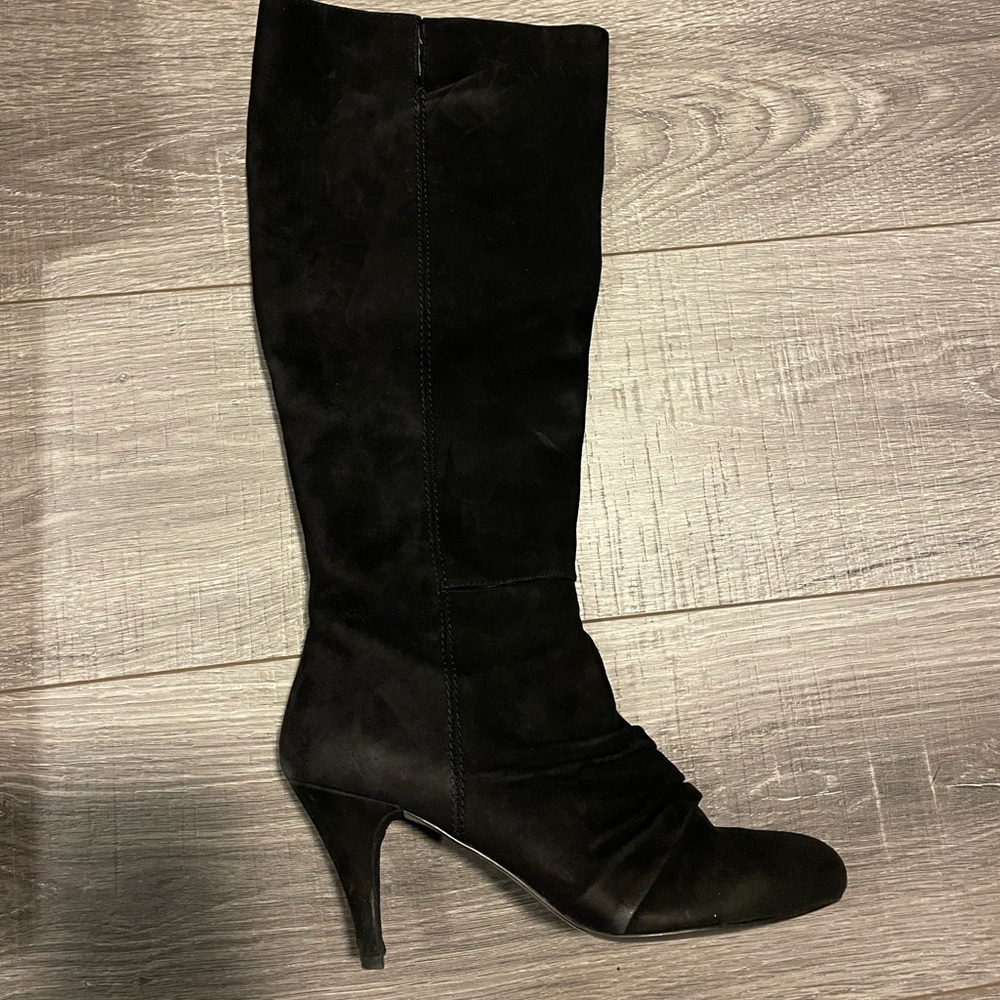 Nine West bellarosao black suede boots